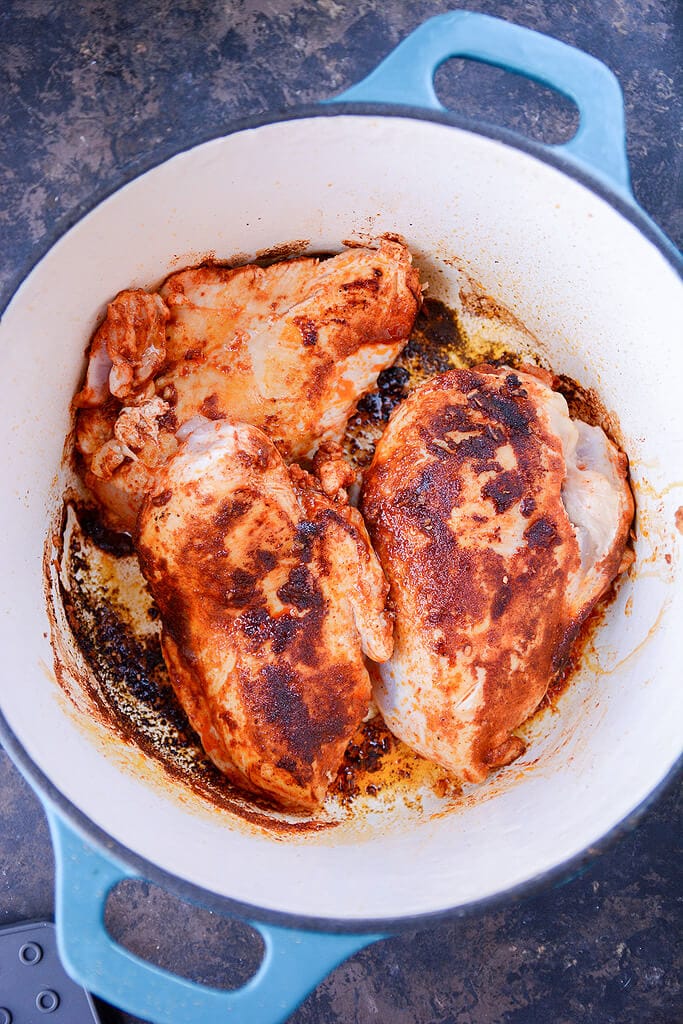 Pumpkin Beer Braised Chicken Tacos