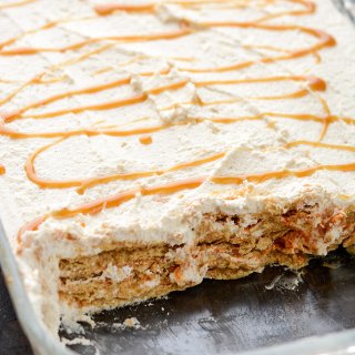 Pumpkin Caramel Ice Box Cake