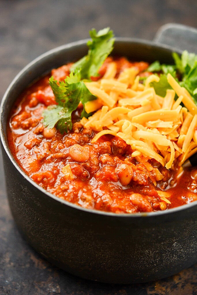 Slow Cooker Pumpkin Beer Chili