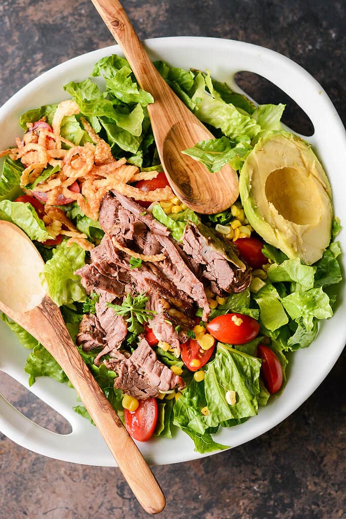 Slow Cooker Steak Salad