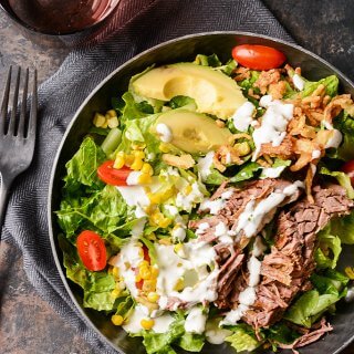 Slow Cooker Steak Salad