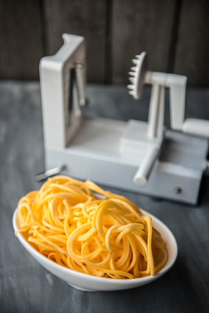 Butternut Squash Pasta with Kale and Goat Cheese