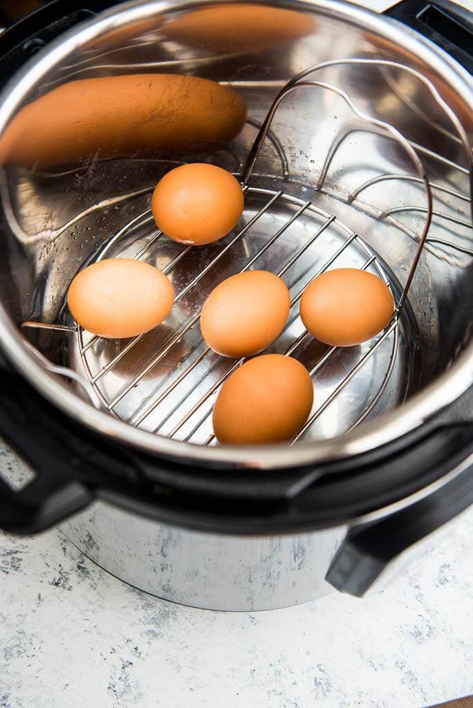 How to use egg online rack in instant pot