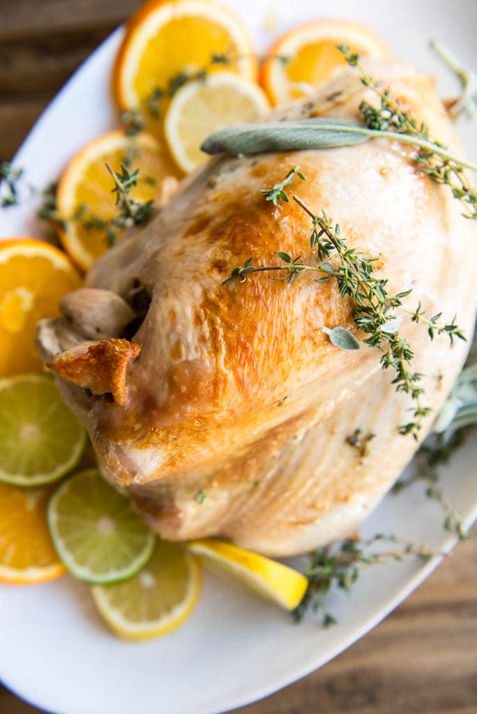 The Garnished Plate Guide to Cooking a Turkey is the ultimate guide to a fuss-free, simple holiday turkey that your family will love.