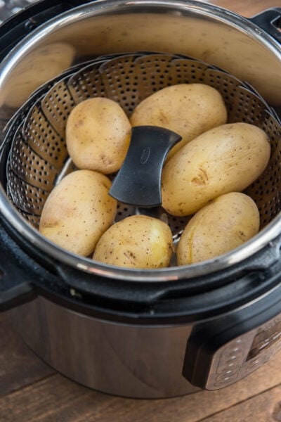 Easy Weekday Breakfast Potatoes - Garnished Plate