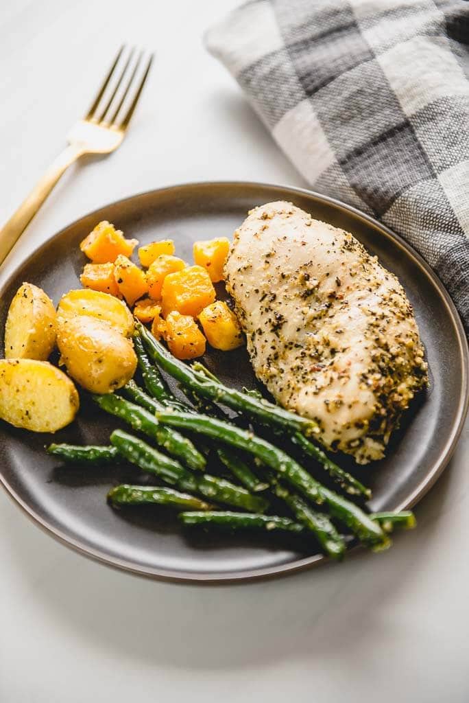 One Pan Chicken and Veggies