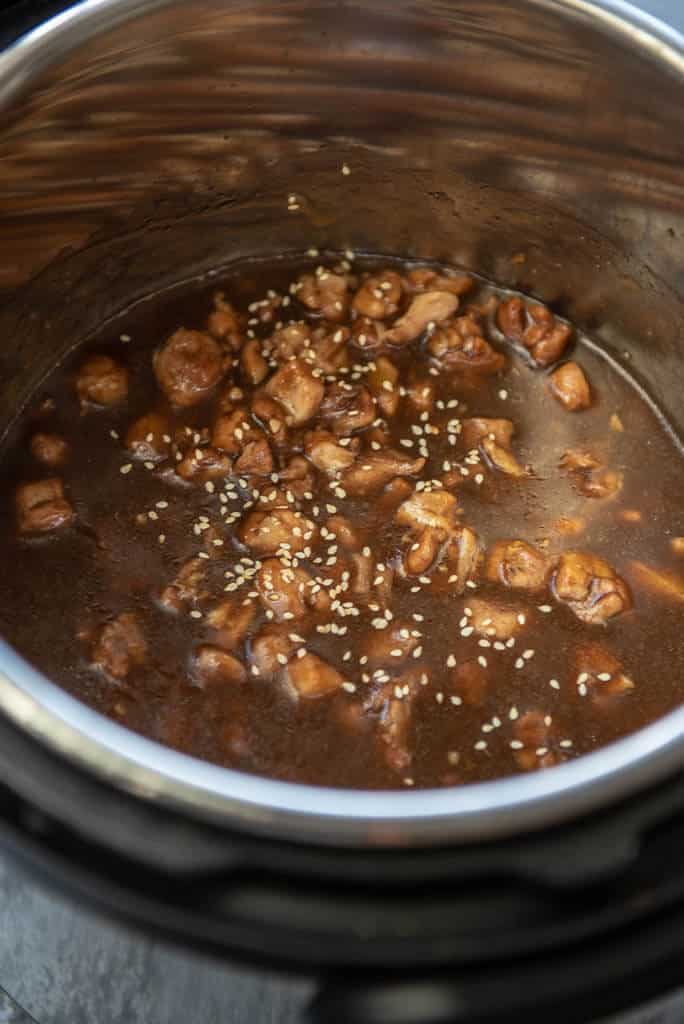 honey garlic chicken in the instant pot