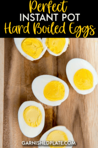 Perfect Instant Pot Hard Boiled Eggs are the simplest and most foolproof way of making Hard Boiled Eggs every time! #instantpot #boiledeggs #eggs