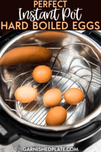 Perfect Instant Pot Hard Boiled Eggs are the simplest and most foolproof way of making Hard Boiled Eggs every time! #instantpot #boiledeggs #eggs