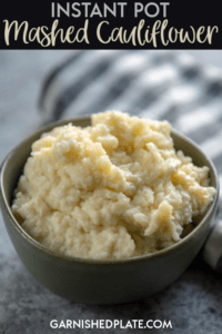 No need in pretending these are mashed potatoes! This Instant Pot Mashed Cauliflower is so good and tasty that it will make an even better side dish for many of your favorite family meals! #instantpot #mashedcauliflower #sidedish
