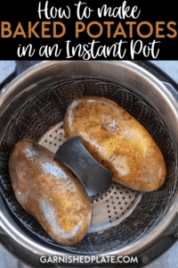 There are so many ways to 'bake' a potato besides the traditional oven method! Today I'll teach you how to make a baked potato in an Instant Pot! #instantpot #bakedpotatoes