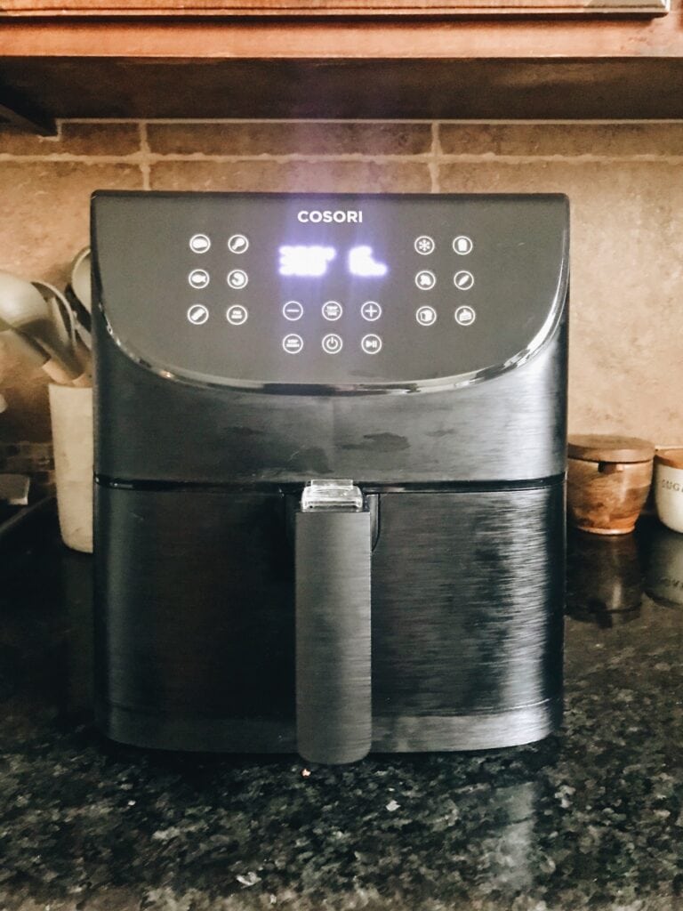 cosori air fryer on counter