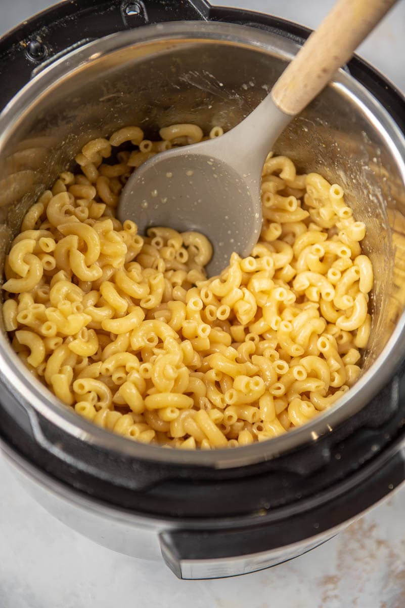 Mac and cheese noodles in instant pot