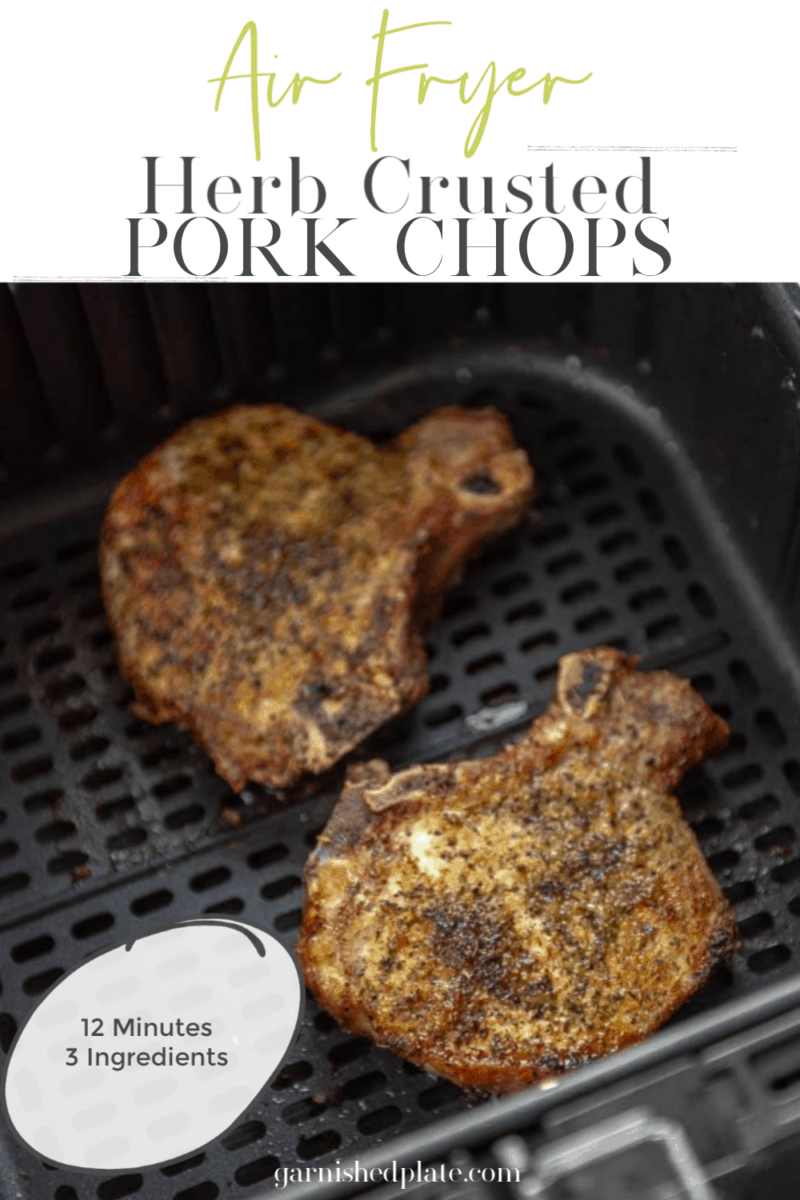 instant omni air fry pork chops