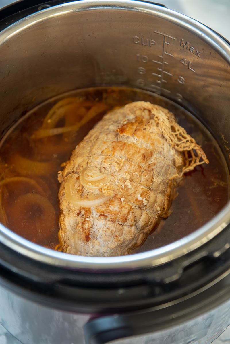 turkey breast in instant pot with juices