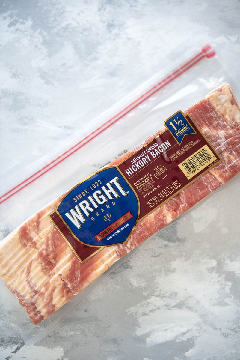 package of thick cut bacon