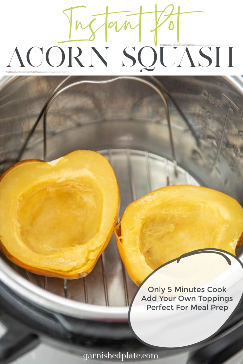 instant pot acorn squash