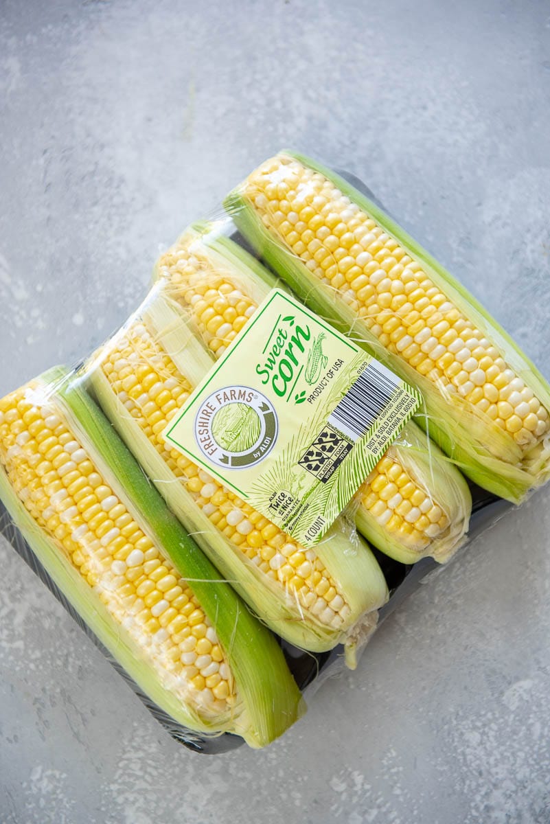 corn on the cob in package
