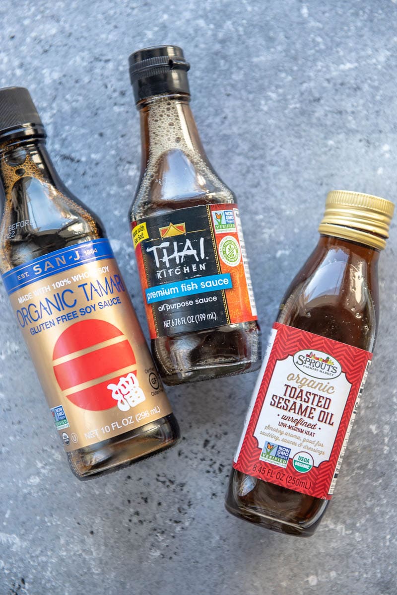 oils and sauces for fried rice