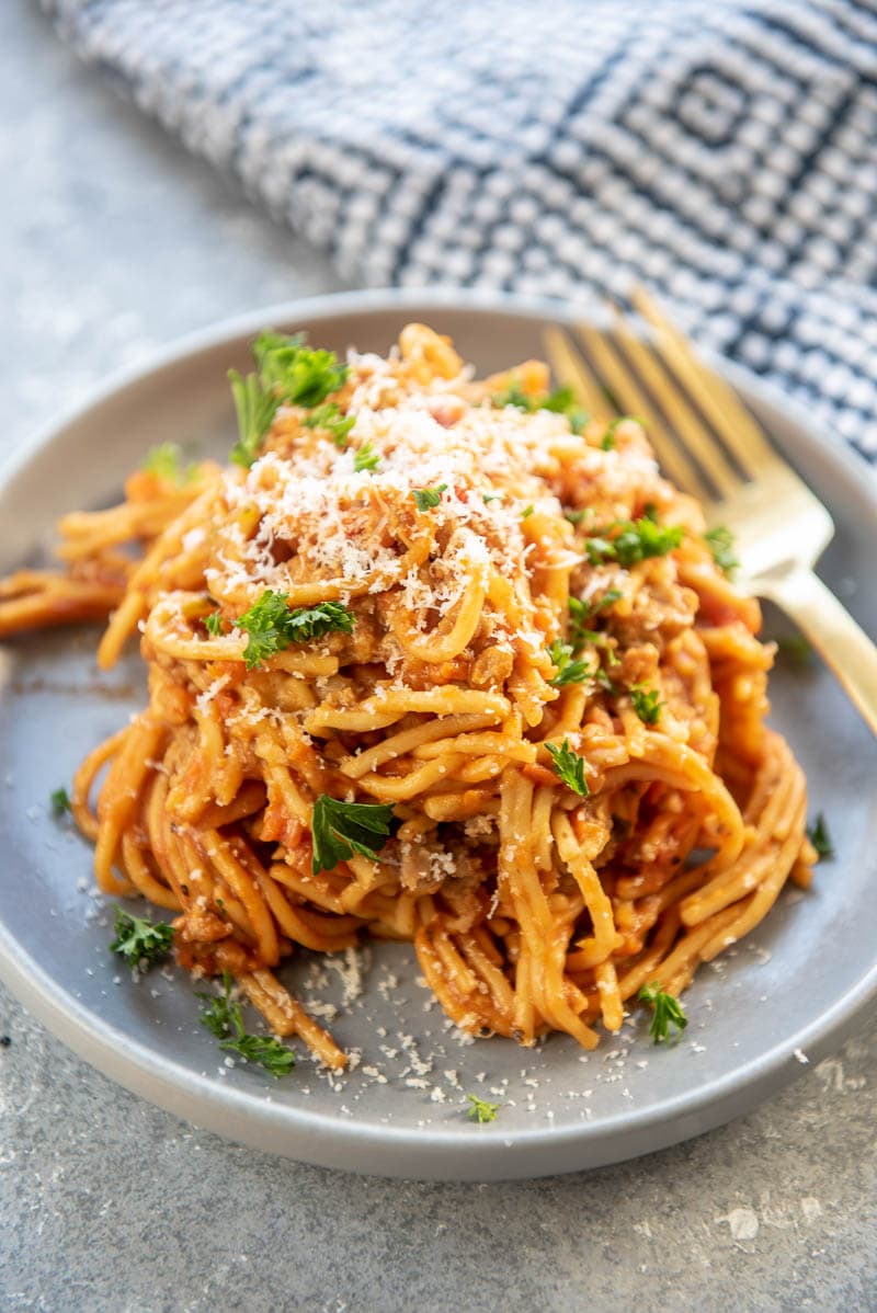sneaky veggie spaghetti
