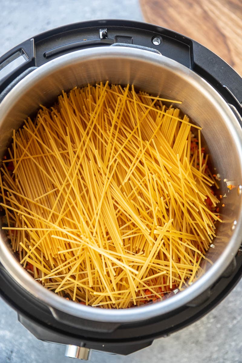 spaghetti in an instant pot