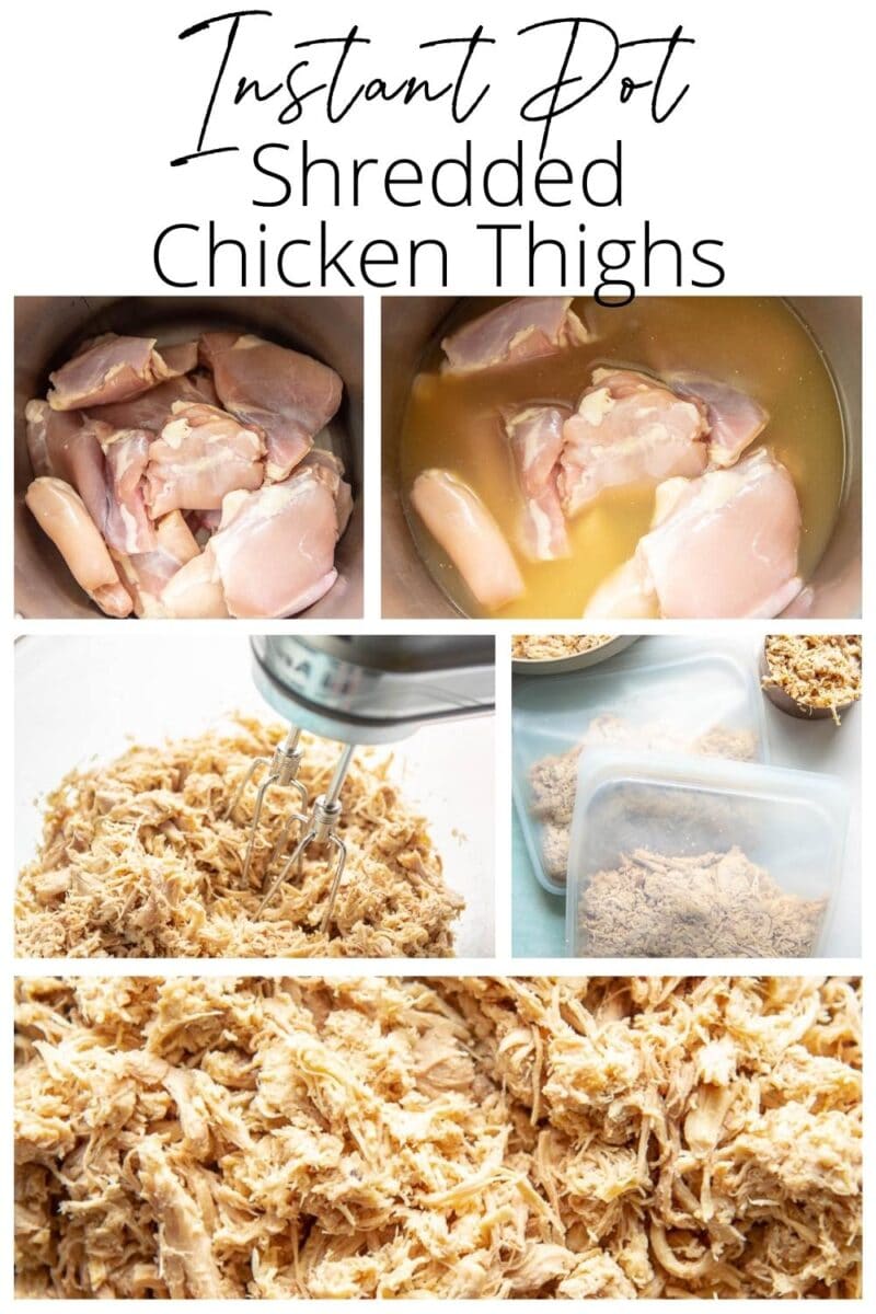 best way to shred chicken thighs