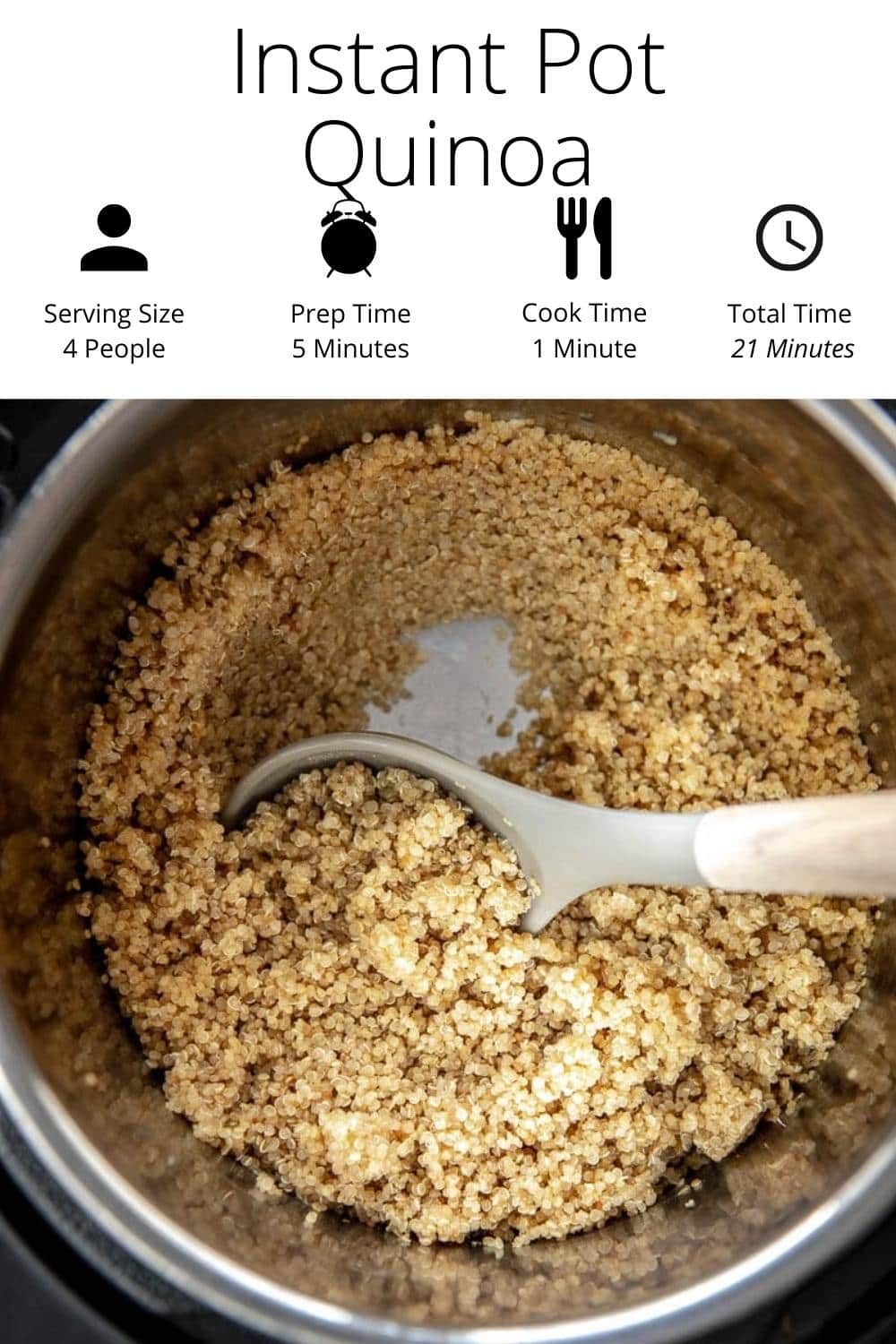 Instant Pot Quinoa - Garnished Plate