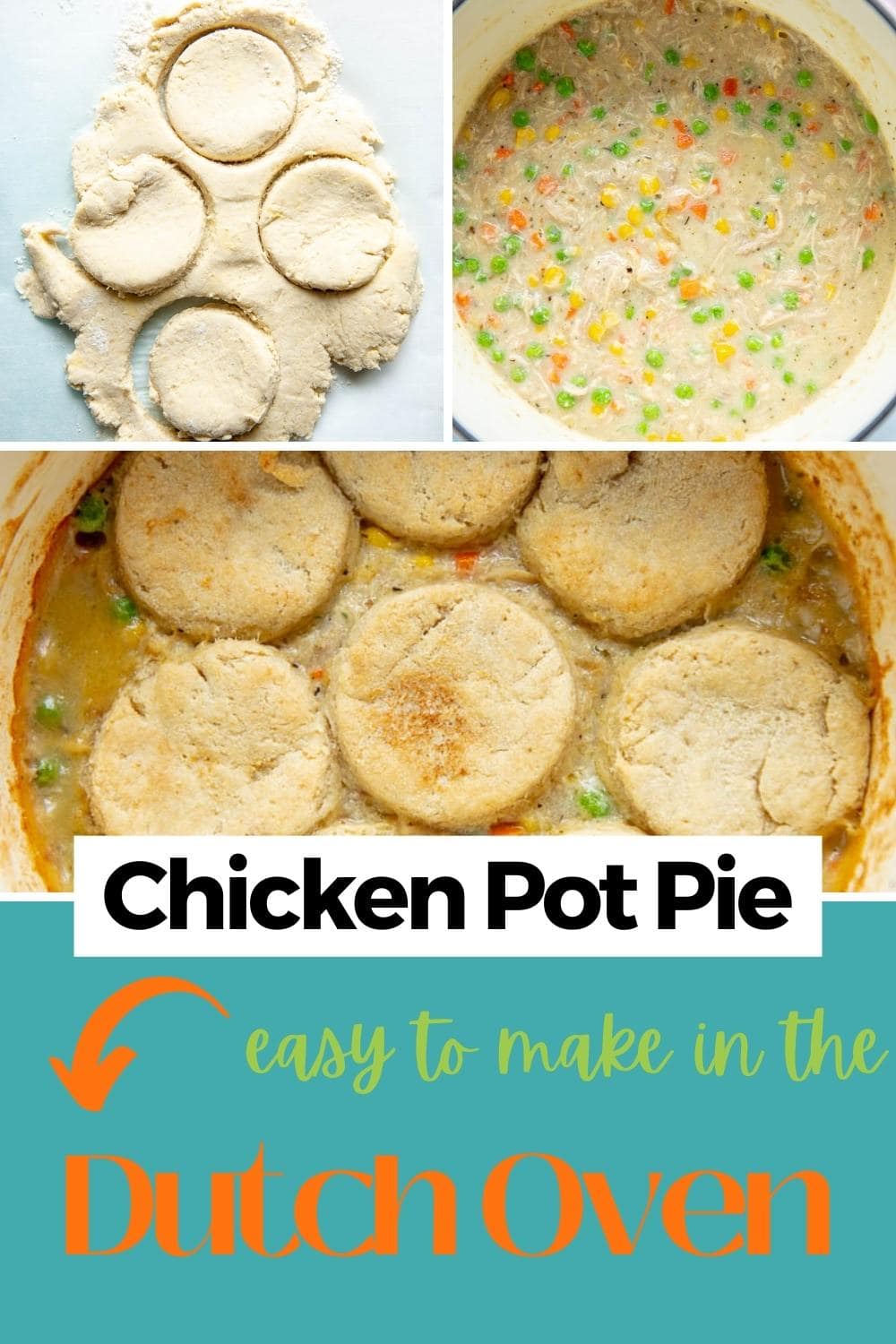 Dutch Oven Chicken Pot Pie {Gluten-Free} - Garnished Plate