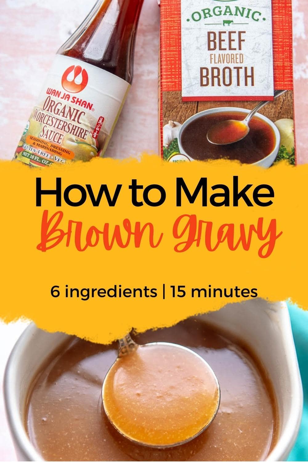 How to Make Brown Gravy Garnished Plate