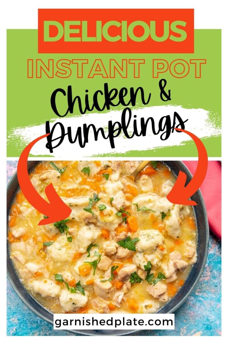 Easy Instant Pot Chicken and Dumplings - Flavor Mosaic