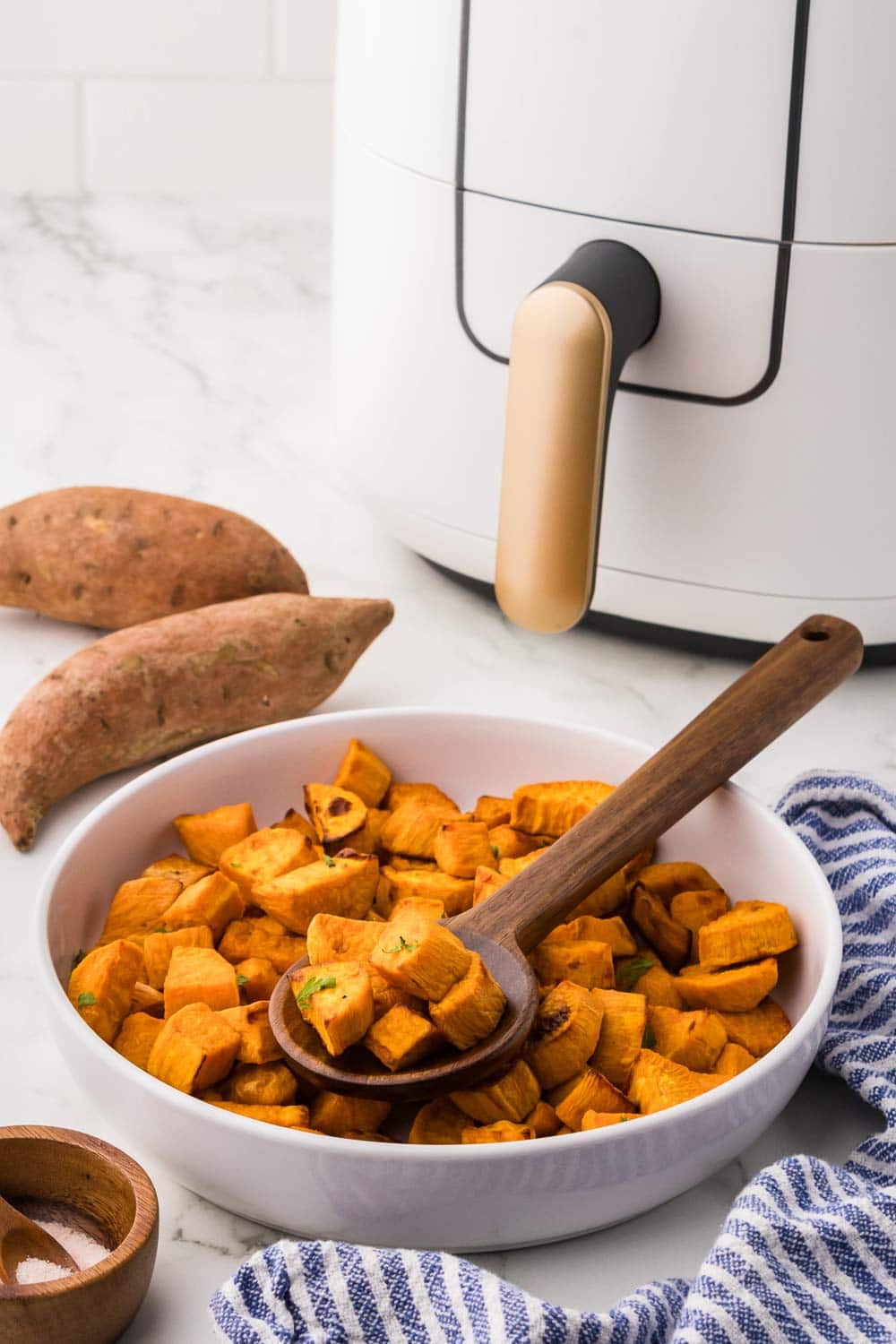 Air Fryer Sweet Potato Cubes