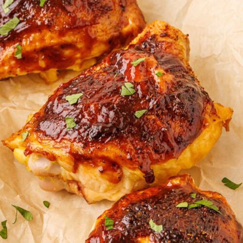 Close up of BBQ Chicken