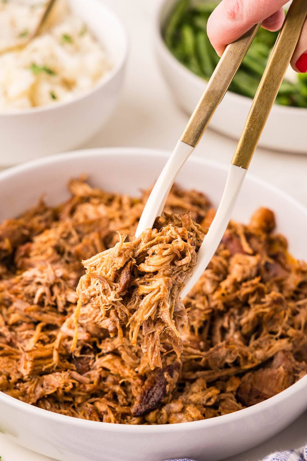 Served Dutch Oven Pulled Pork Recipe
