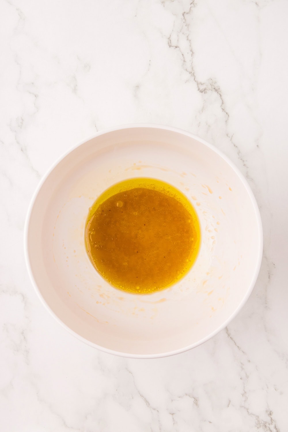 Raw Herb Marinated Air Fryer Chicken Skewers in bowl