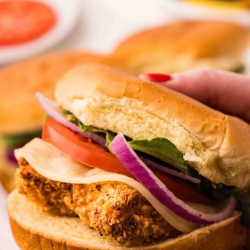 Easy Italian Chicken Cutlet Sandwich