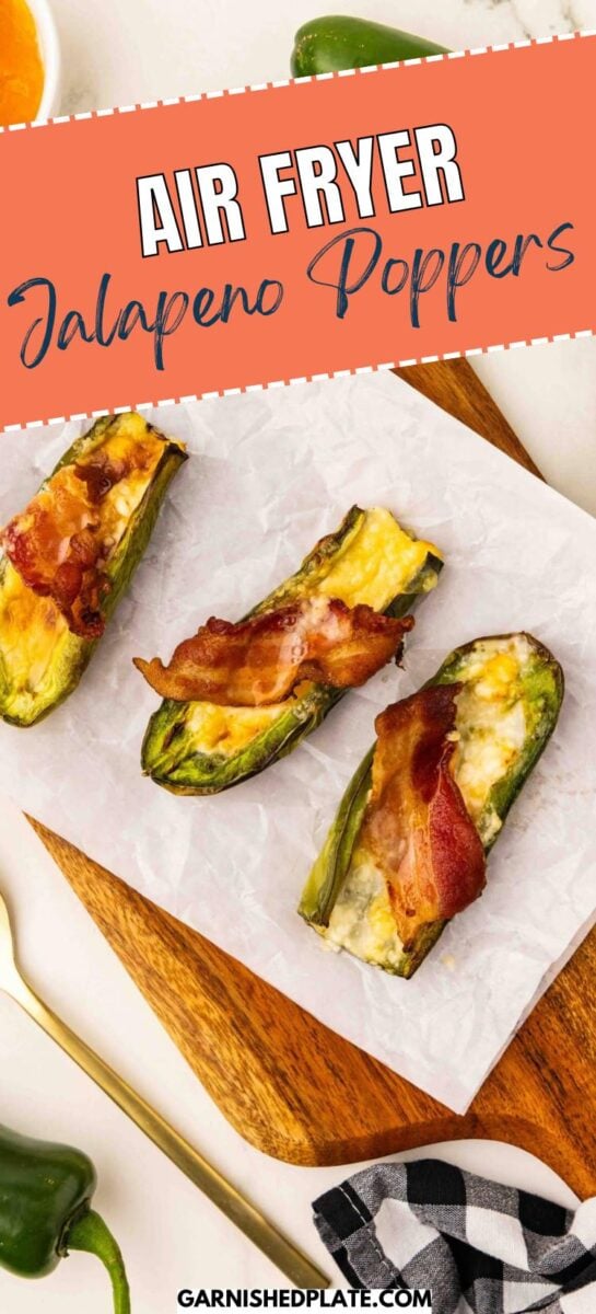 Air fryer jalapeño poppers