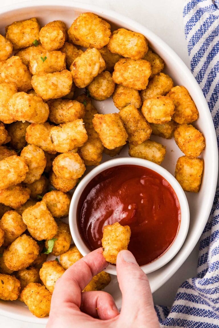 Crispy Air Fryer Frozen Tater Tots
