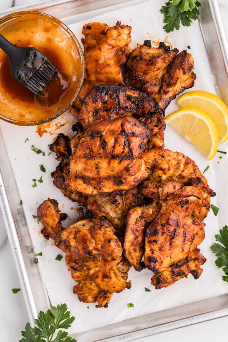Easy BBQ Chicken Thighs on the Grill