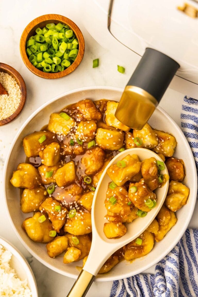 Crispy Air Fryer Orange Chicken