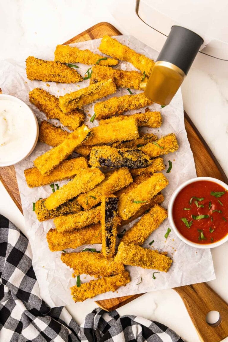 Easy Breaded Eggplant in the Air Fryer