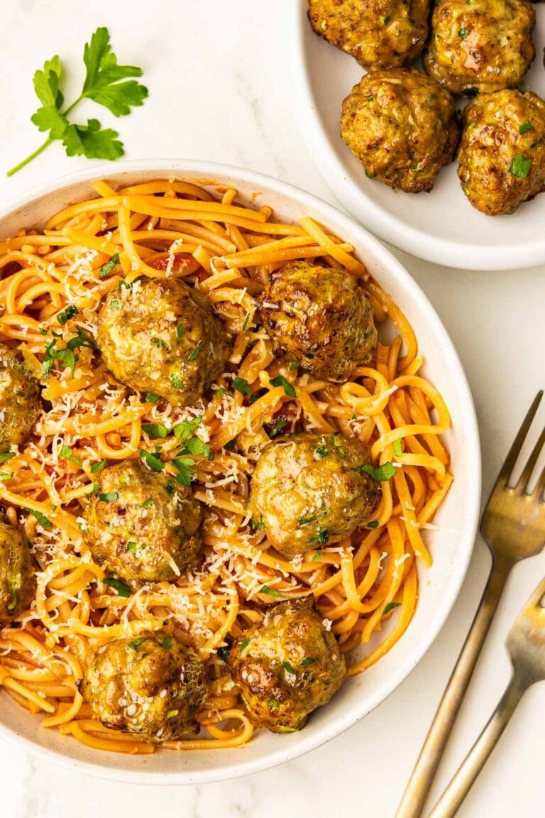 Air Fryer Turkey Meatballs