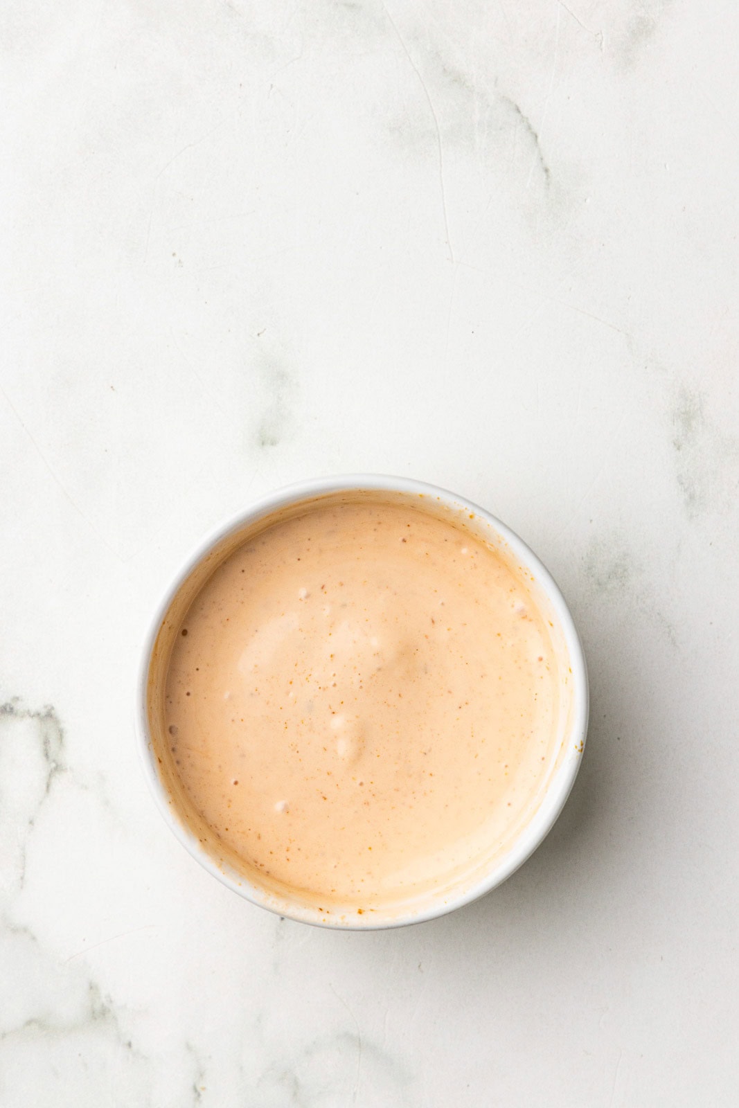 bowl of Sriracha ranch dip